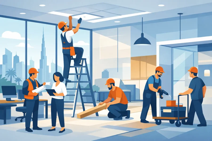 Commercial Interior Fit Out Contractors Dubai