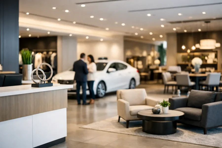 showroom interior fit out لصالات بيع تحقق مبيعات