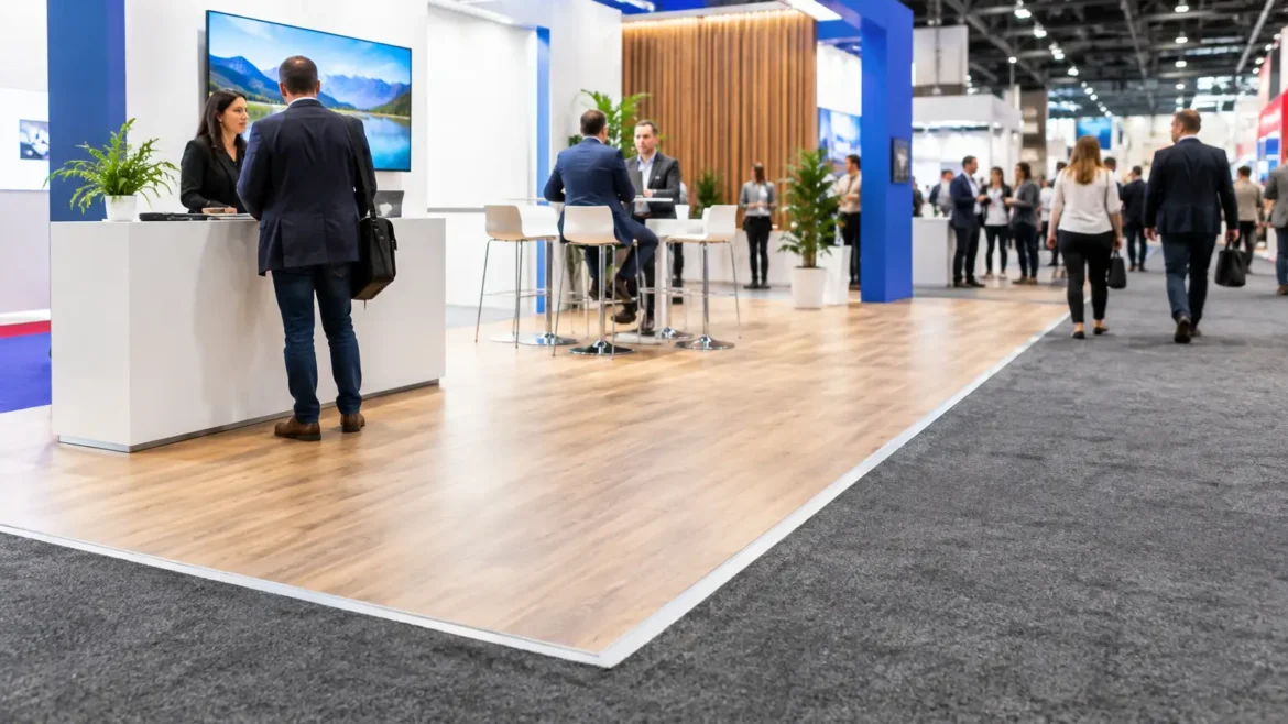 Best Trade Show Flooring Options for Busy Booths