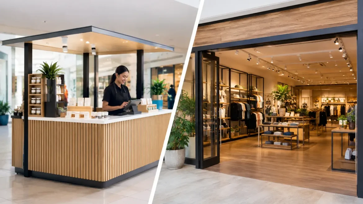 Retail Kiosk Versus Inline Store: Which Fits?