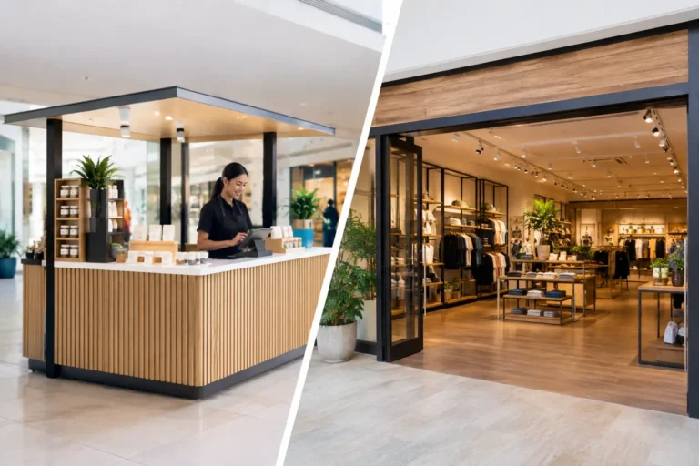 Retail Kiosk Versus Inline Store: Which Fits?