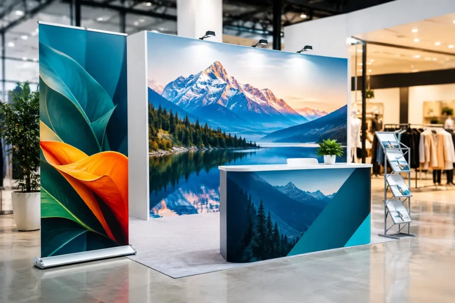 Banner Printing للمعارض والمتاجر عالية التأثير